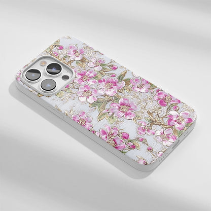 Latest 3rd-Generation Crystal Tough Glossy Sakura iPhone Case (MagSafe-Compatible)