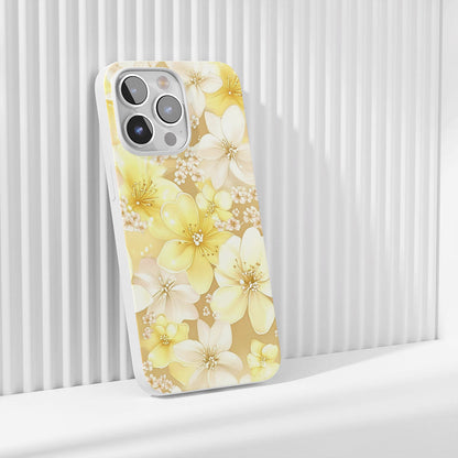 Latest 3rd-Generation Crystal Tough Glossy Sakura iPhone Case (MagSafe-Compatible)