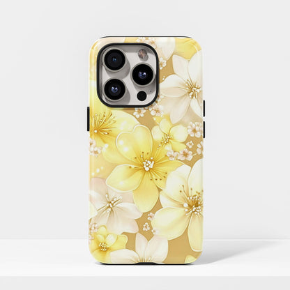 Double-Layer Semi-Handprinted Tough Matte Sakura iPhone Case