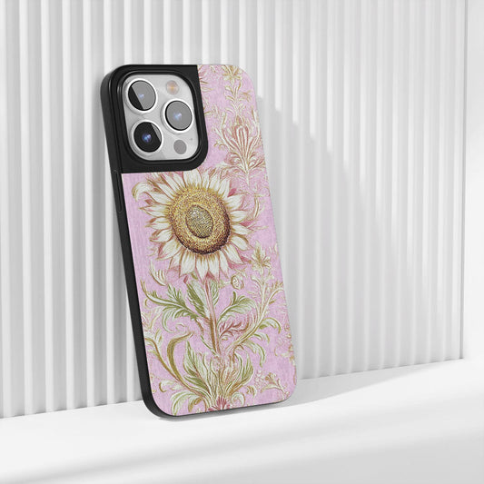 เคส iPhone ดอกทานตะวันเคลือบด้านทนทานระดับอุตสาหกรรม 
