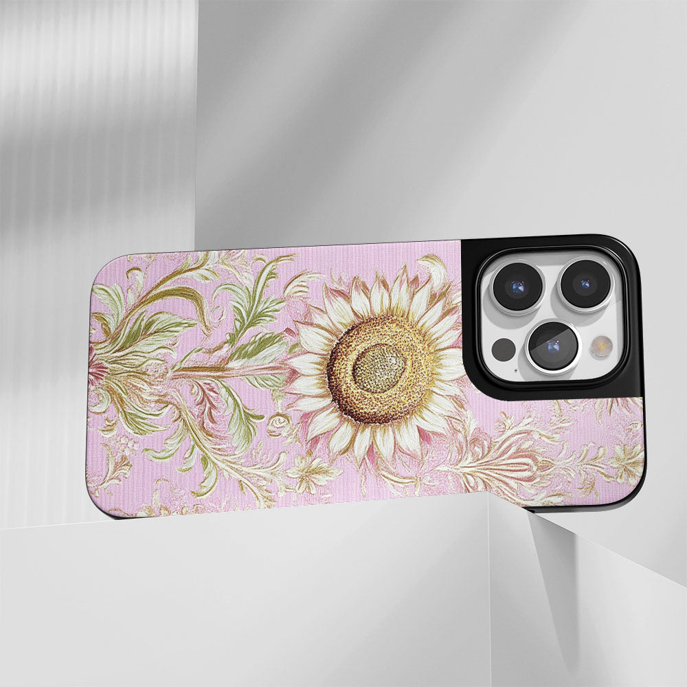 เคส iPhone ดอกทานตะวันเคลือบด้านทนทานระดับอุตสาหกรรม 