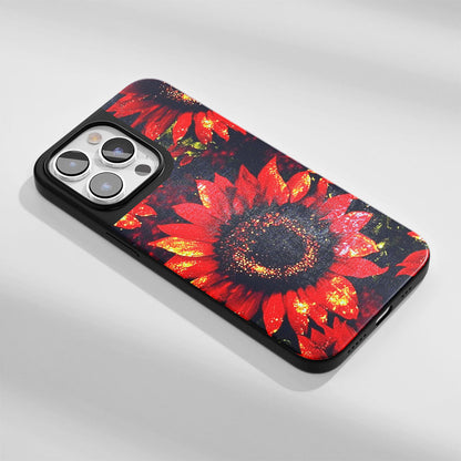 เคส iPhone ดอกทานตะวันเคลือบด้านทนทานระดับอุตสาหกรรม 