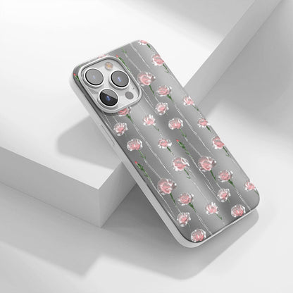 最新第三代水晶堅韌光澤康乃馨 iPhone 手機殼（適用於 MagSafe） 