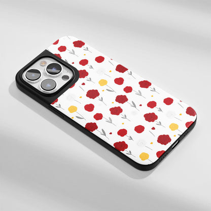 Industry-Level Tough Matte Carnation iPhone Case (MagSafe-Compatible)