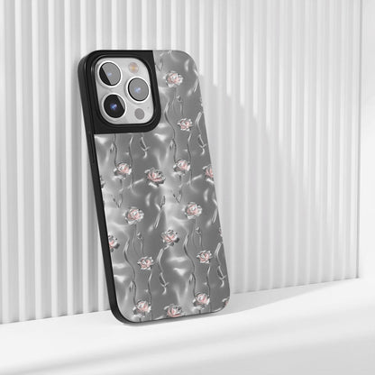 เคส iPhone ลายคาร์เนชั่นเคลือบด้านทนทานระดับอุตสาหกรรม (รองรับ MagSafe) 