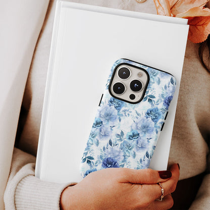 เคส iPhone ลายคาร์เนชั่นเคลือบด้าน 2 ชั้น พิมพ์ลายด้วยมือ 