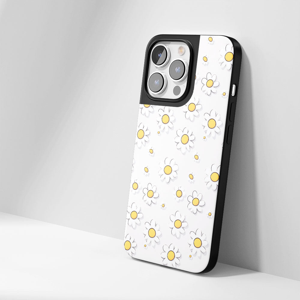 Industry-Level Tough Matte Daisy iPhone Case (MagSafe-Compatible)