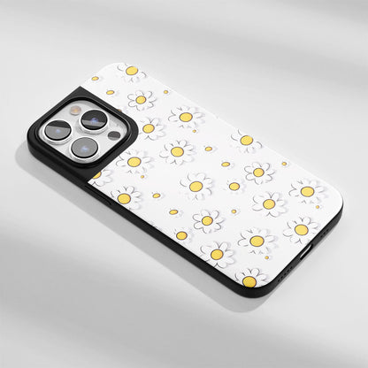 Industry-Level Tough Matte Daisy iPhone Case (MagSafe-Compatible)
