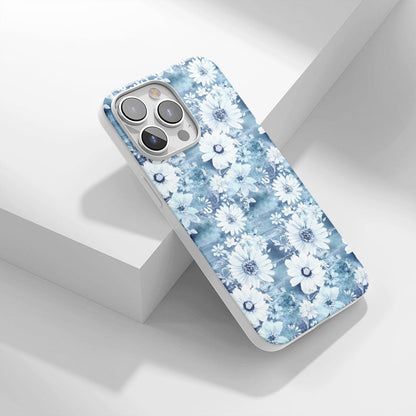 Latest 3rd-Generation Crystal Tough Glossy Daisy iPhone Case (MagSafe-Compatible)