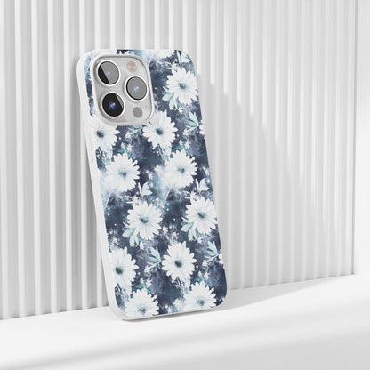 Latest 3rd-Generation Crystal Tough Glossy Daisy iPhone Case (MagSafe-Compatible)
