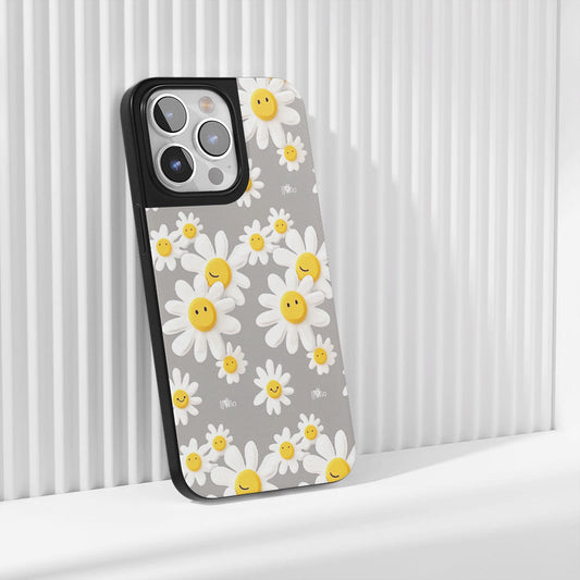 Industry-Level Tough Matte Daisy iPhone Case (MagSafe-Compatible)