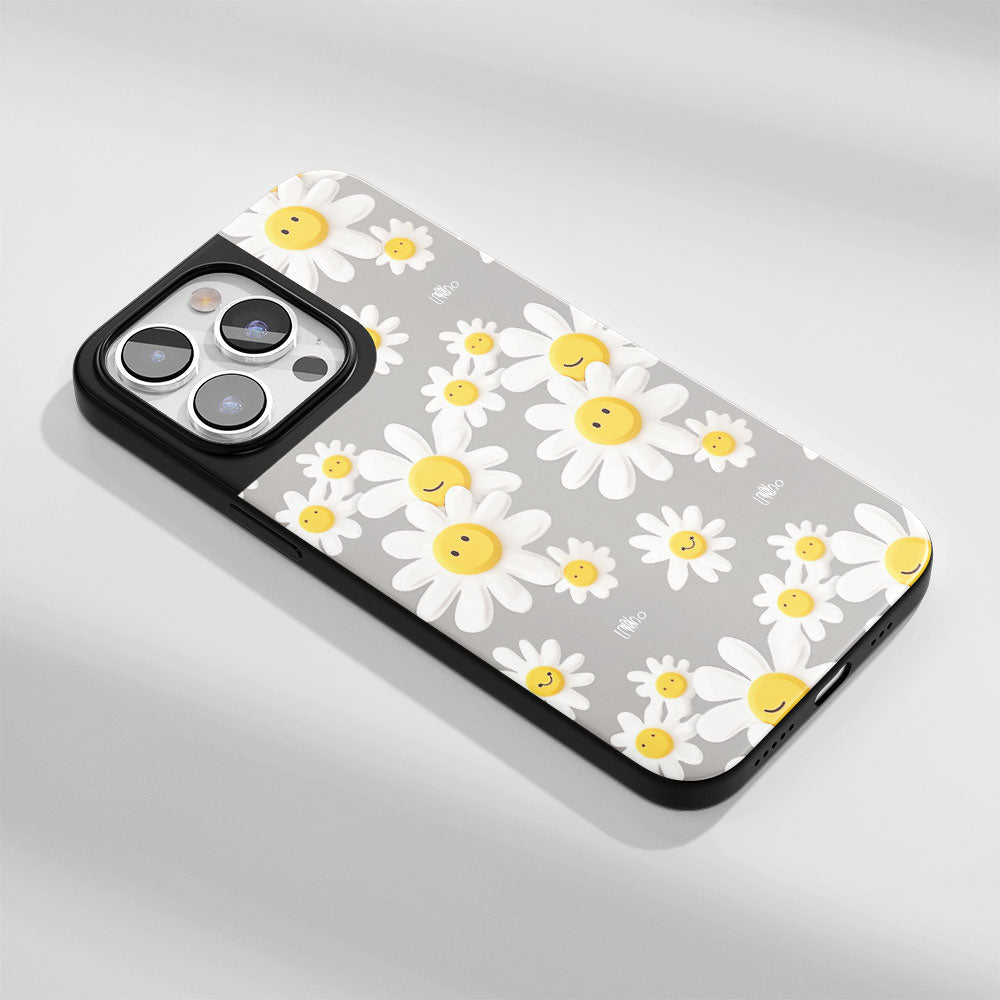 Industry-Level Tough Matte Daisy iPhone Case (MagSafe-Compatible)