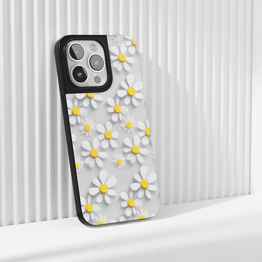 Industry-Level Tough Matte Daisy iPhone Case (MagSafe-Compatible)