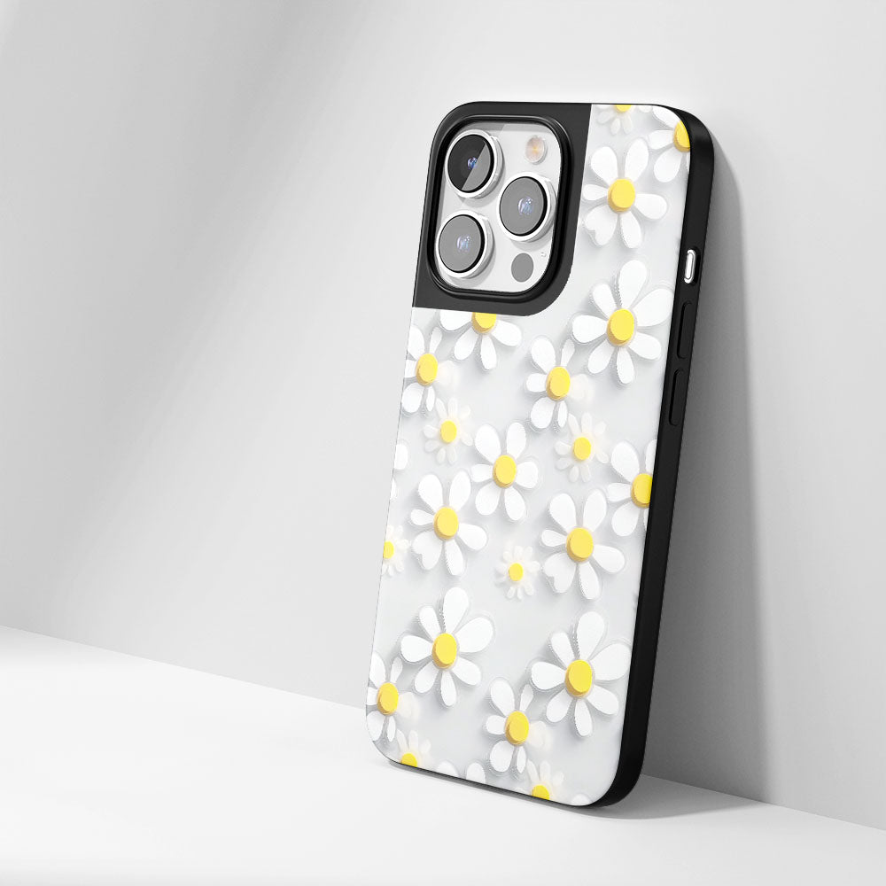 Industry-Level Tough Matte Daisy iPhone Case (MagSafe-Compatible)