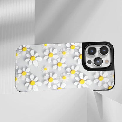 Industry-Level Tough Matte Daisy iPhone Case (MagSafe-Compatible)