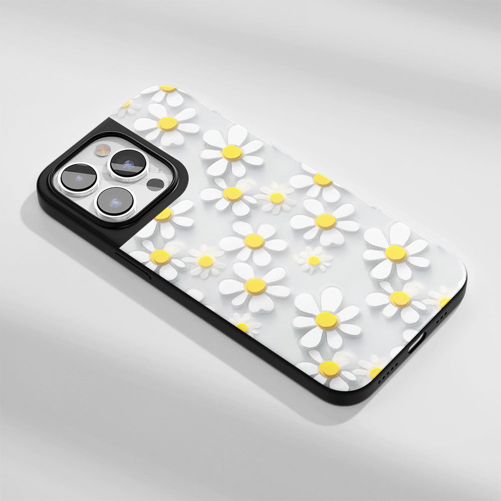 Industry-Level Tough Matte Daisy iPhone Case (MagSafe-Compatible)
