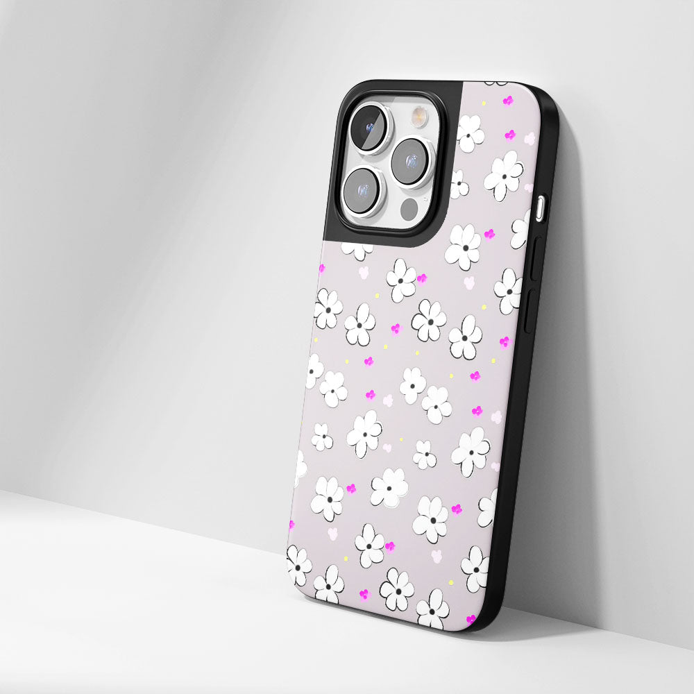 Industry-Level Tough Matte Daisy iPhone Case (MagSafe-Compatible)