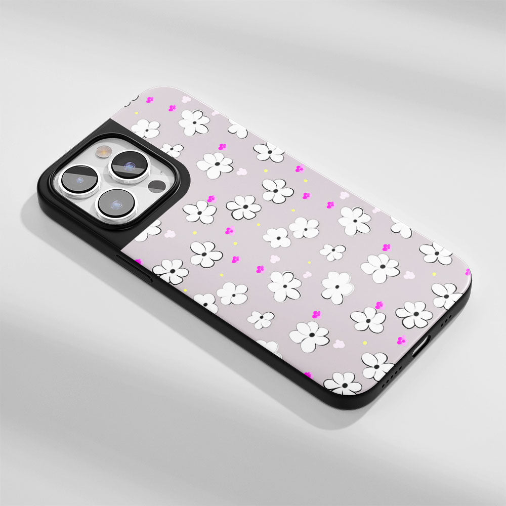 Industry-Level Tough Matte Daisy iPhone Case (MagSafe-Compatible)