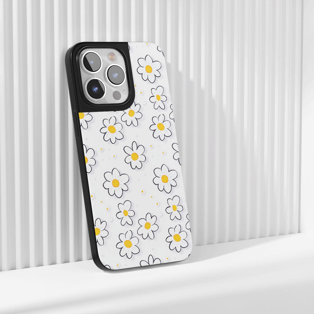工業級堅韌霧面雛菊 iPhone 手機殼