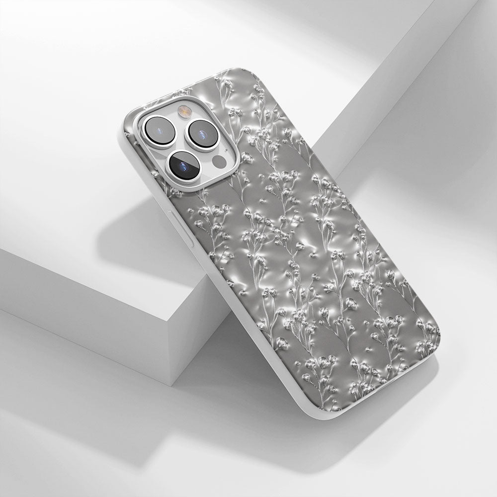เคส iPhone รุ่นล่าสุด Crystal Tough Glossy Gypsophila รุ่นที่ 3 