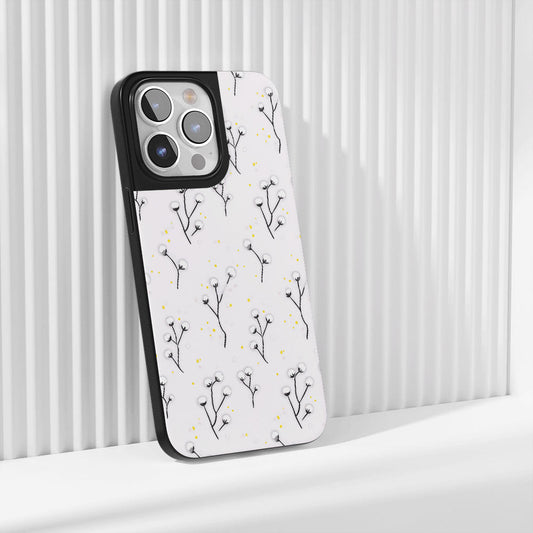 เคส iPhone แบบด้าน Gypsophila ทนทานระดับอุตสาหกรรม (รองรับ MagSafe) 