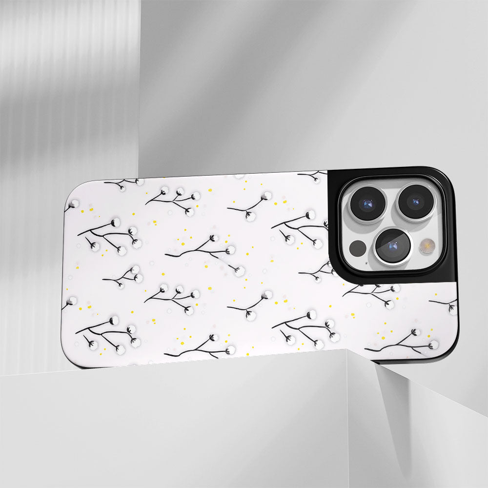 Industry-Level Tough Matte Gypsophila iPhone Case (MagSafe-Compatible)