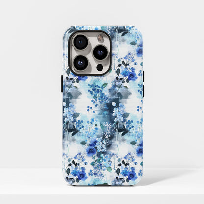 เคส iPhone ลายยิปโซฟิลาเคลือบด้านแบบ 2 ชั้น พิมพ์ลายด้วยมือ 