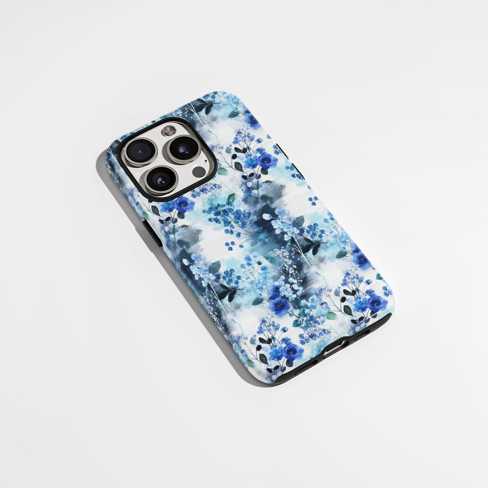เคส iPhone ลายยิปโซฟิลาเคลือบด้านแบบ 2 ชั้น พิมพ์ลายด้วยมือ 