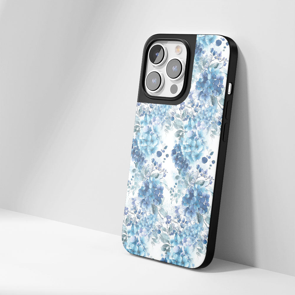 เคส iPhone สีไฮเดรนเยียแบบด้านที่ทนทานระดับอุตสาหกรรม (รองรับ MagSafe)