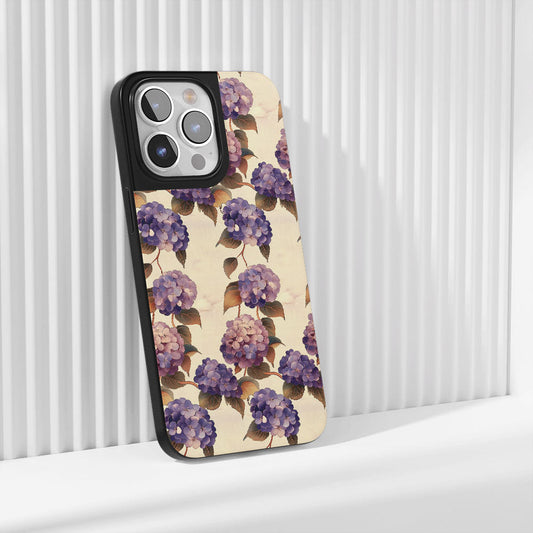 เคส iPhone สีไฮเดรนเยียแบบด้านที่ทนทานระดับอุตสาหกรรม (รองรับ MagSafe)