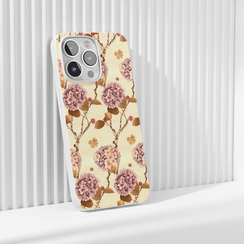 เคส iPhone สีไฮเดรนเยียมันวาว Crystal Tough รุ่นที่ 3 รุ่นล่าสุด 