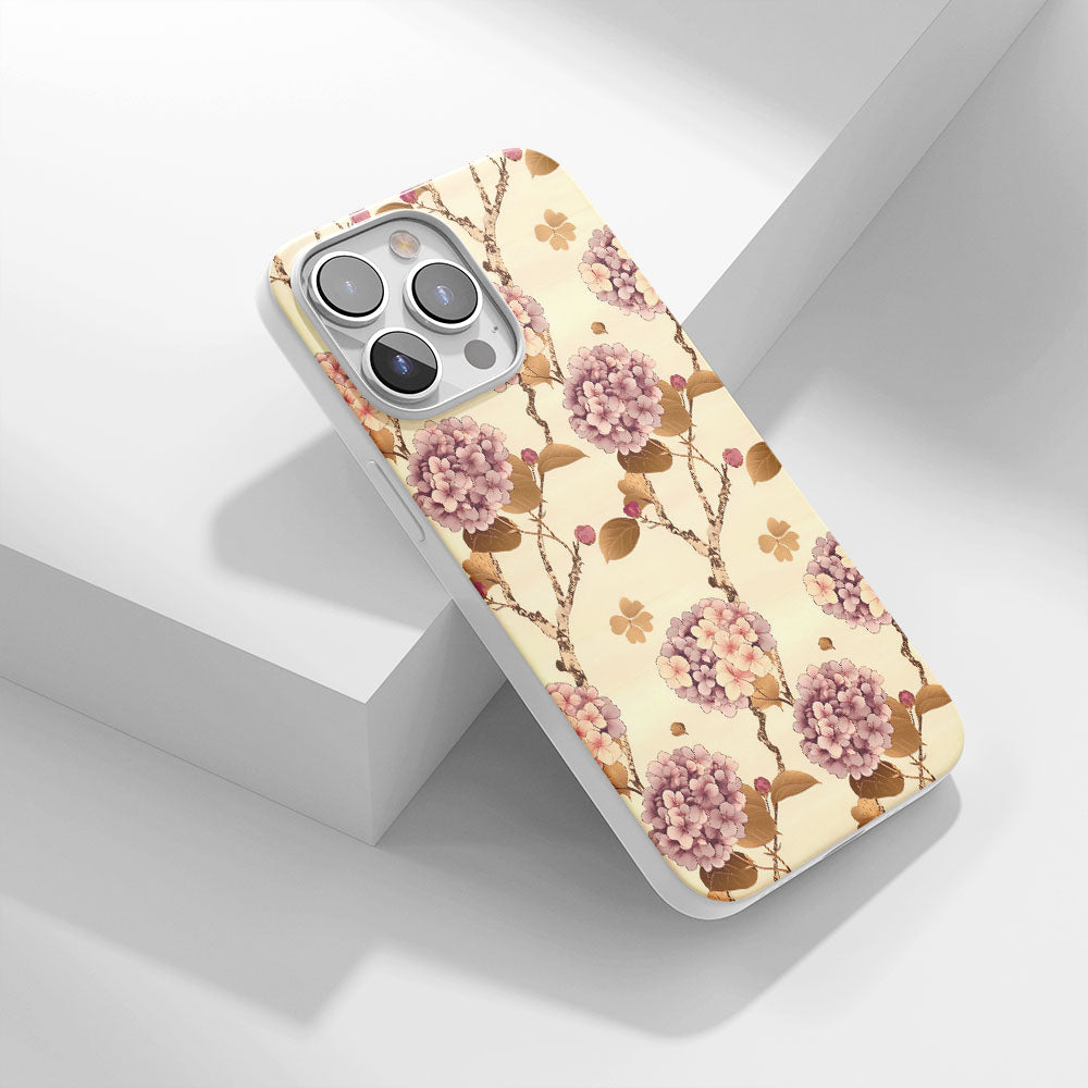 เคส iPhone สีไฮเดรนเยียมันวาว Crystal Tough รุ่นที่ 3 รุ่นล่าสุด 