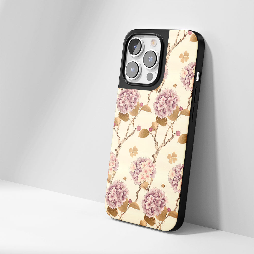 เคส iPhone สีไฮเดรนเยียแบบด้านที่ทนทานระดับอุตสาหกรรม (รองรับ MagSafe)
