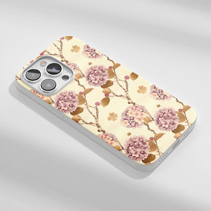 เคส iPhone สีไฮเดรนเยียมันวาว Crystal Tough รุ่นที่ 3 รุ่นล่าสุด 