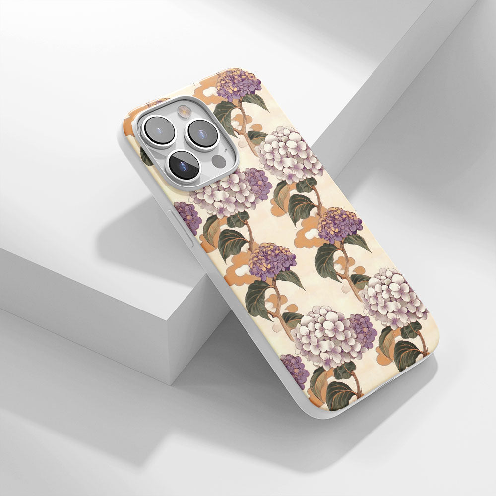 เคส iPhone สีไฮเดรนเยียมันวาว Crystal Tough รุ่นที่ 3 รุ่นล่าสุด 