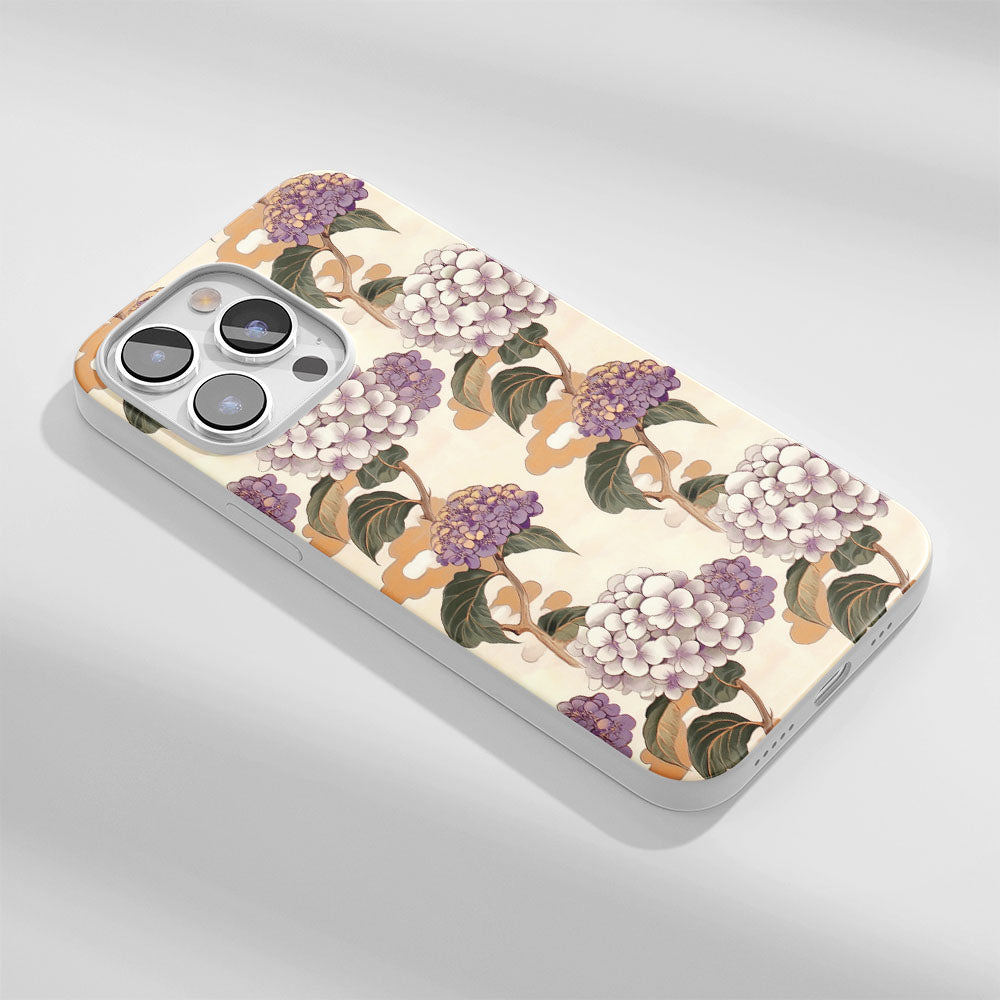 เคส iPhone สีไฮเดรนเยียมันวาว Crystal Tough รุ่นที่ 3 รุ่นล่าสุด 
