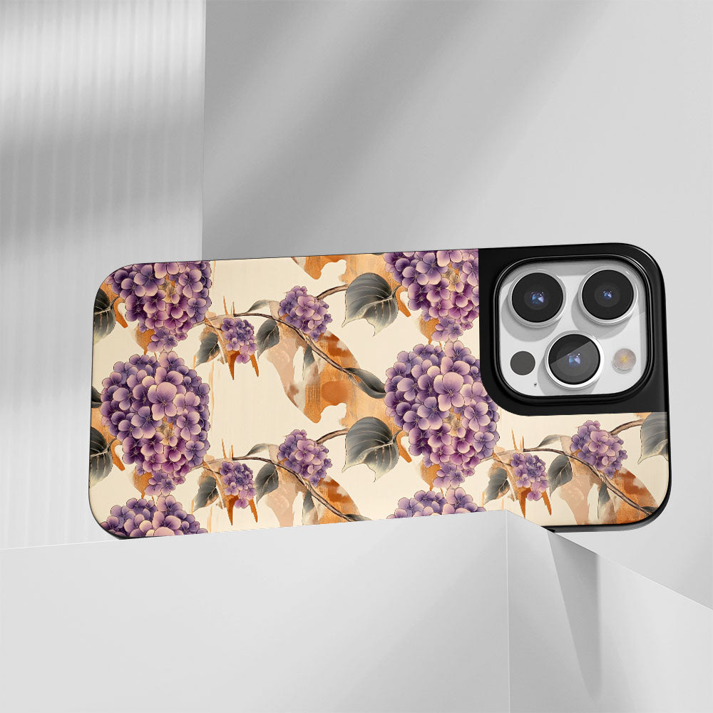 เคส iPhone สีไฮเดรนเยียแบบด้านที่ทนทานระดับอุตสาหกรรม (รองรับ MagSafe)