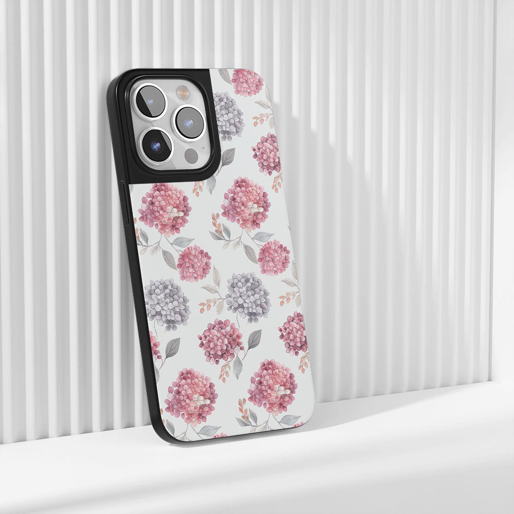 เคส iPhone สีไฮเดรนเยียแบบด้านที่ทนทานระดับอุตสาหกรรม (รองรับ MagSafe)