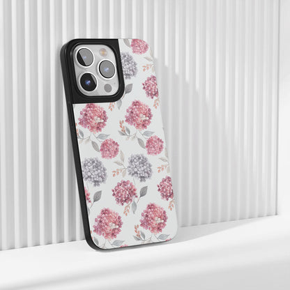 เคส iPhone สีไฮเดรนเยียแบบด้านที่ทนทานระดับอุตสาหกรรม (รองรับ MagSafe)