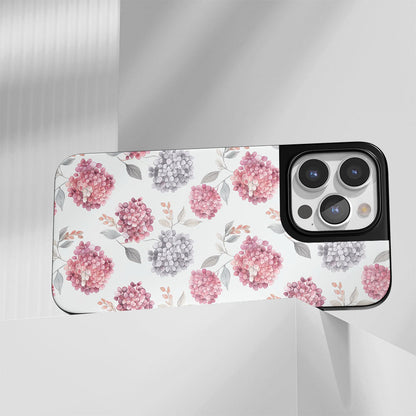เคส iPhone สีไฮเดรนเยียแบบด้านที่ทนทานระดับอุตสาหกรรม (รองรับ MagSafe)