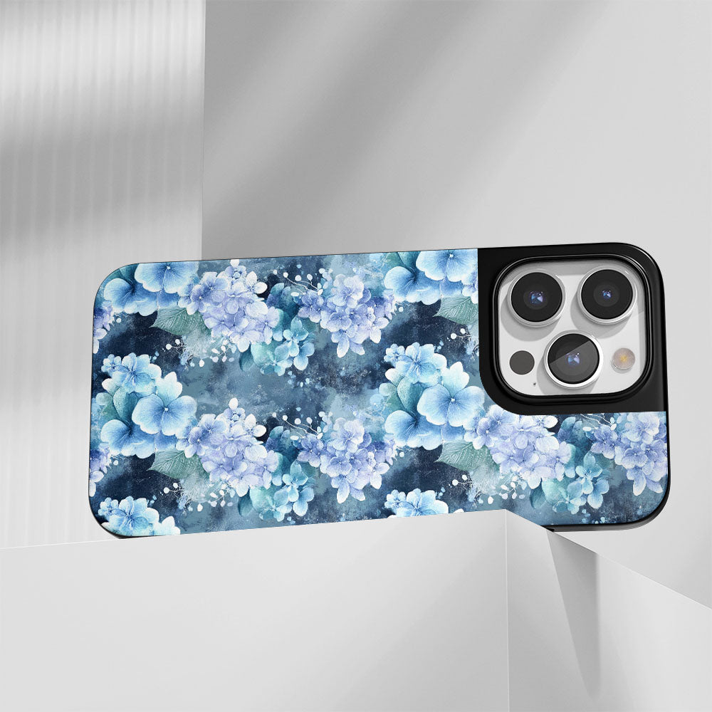 เคส iPhone สีไฮเดรนเยียแบบด้านที่ทนทานระดับอุตสาหกรรม (รองรับ MagSafe)