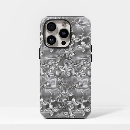 雙層半手工印花霧面茉莉 iPhone 手機殼
