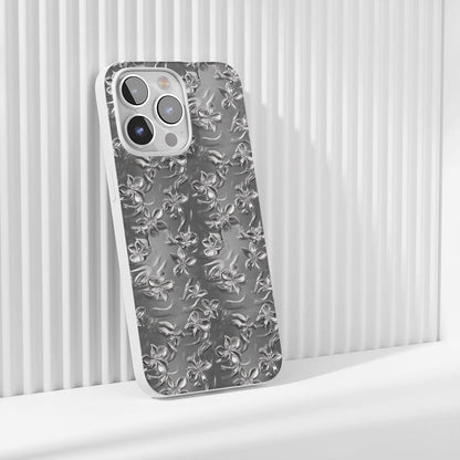 最新第三代水晶堅韌光澤茉莉花 iPhone 手機殼（適用於 MagSafe） 