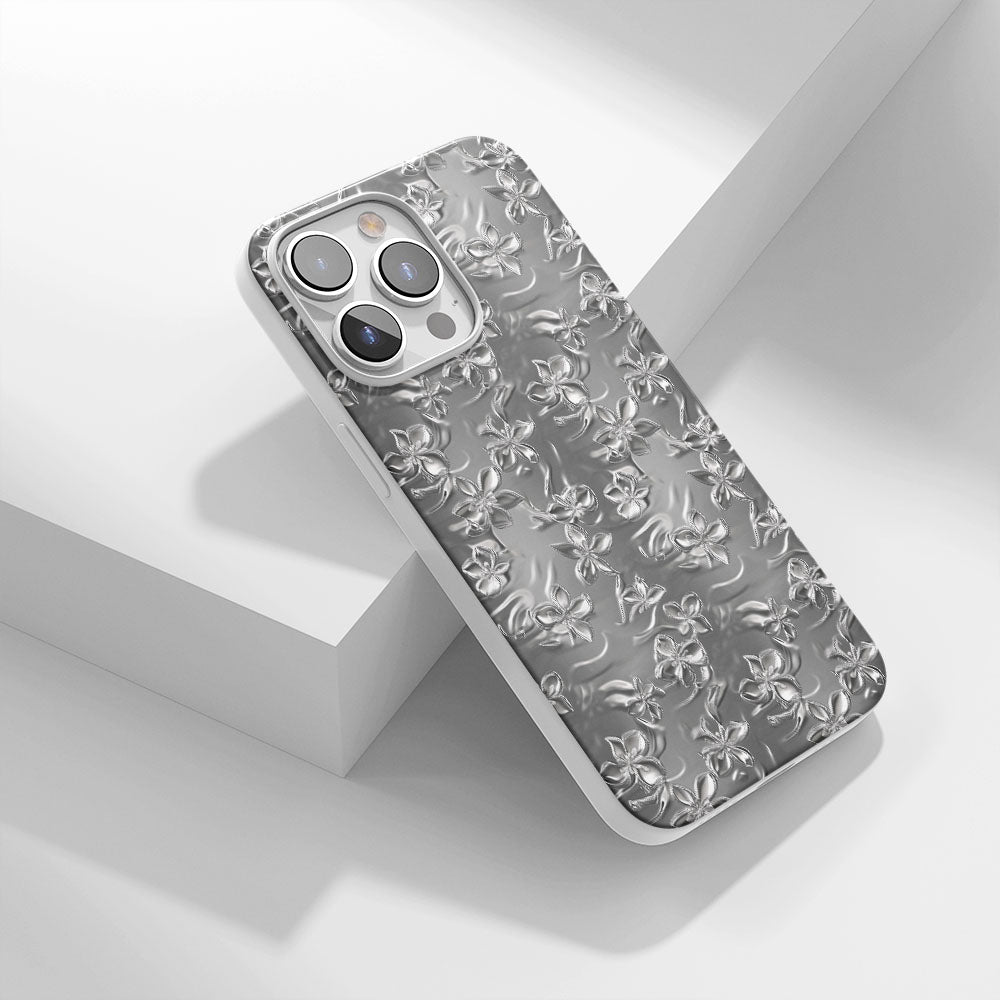 最新第三代水晶堅韌光澤茉莉花 iPhone 手機殼（適用於 MagSafe） 