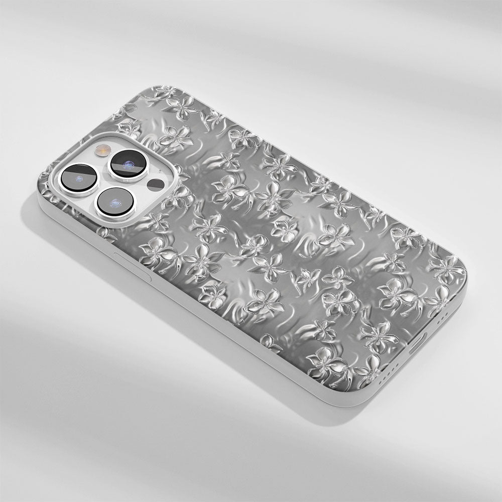 最新第三代水晶堅韌光澤茉莉花 iPhone 手機殼（適用於 MagSafe） 