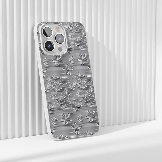 最新第三代水晶堅韌光澤茉莉花 iPhone 手機殼（適用於 MagSafe） 