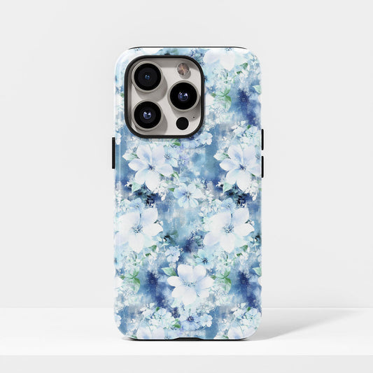 雙層半手工印花霧面茉莉 iPhone 手機殼