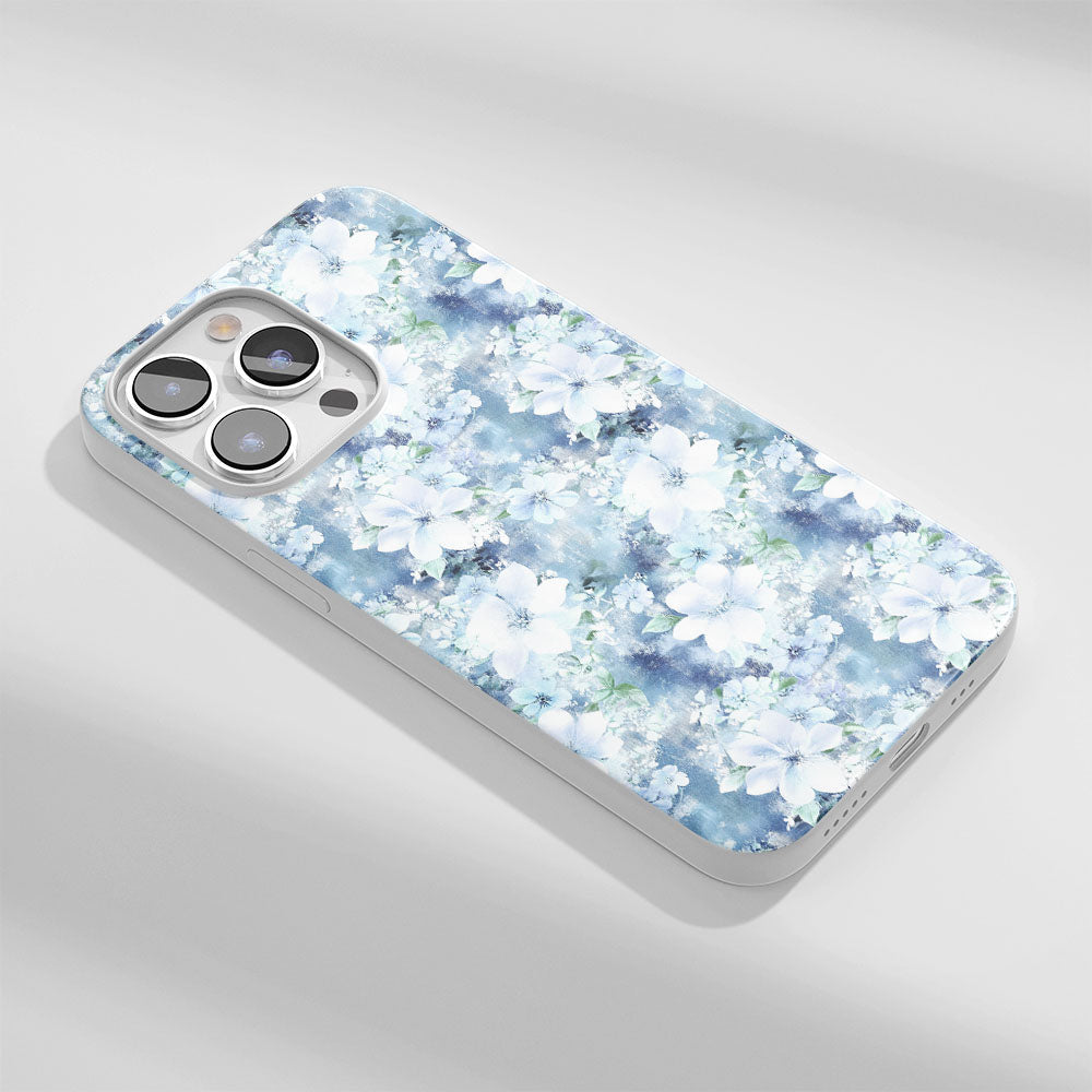 最新第三代水晶堅韌光澤茉莉花 iPhone 手機殼