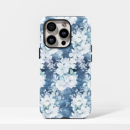 雙層半手工印花霧面茉莉 iPhone 手機殼