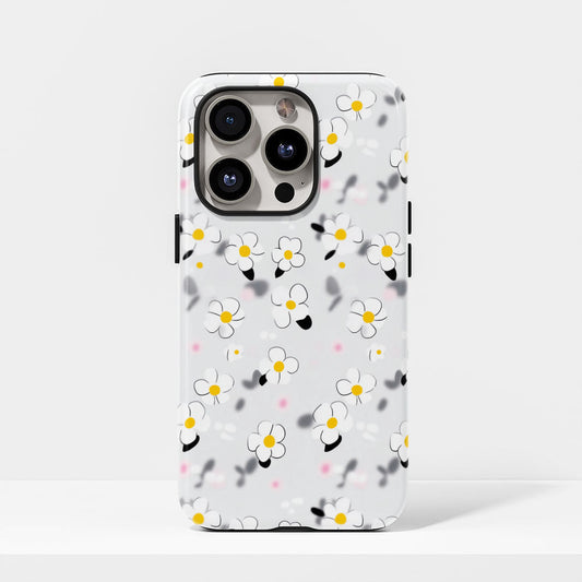 雙層半手工印花霧面茉莉 iPhone 手機殼